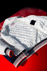 DRAKE STITCHED DYNASTY ERA WHITE UNIFORM HEAVYWEIGHT ZIP HOODIE JACKET (1 NIGHT ONLY EXCLUSIVE)*PRE ORDER*