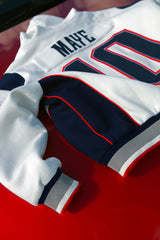 DRAKE STITCHED DYNASTY ERA WHITE UNIFORM HEAVYWEIGHT ZIP HOODIE JACKET (1 NIGHT ONLY EXCLUSIVE)*PRE ORDER*