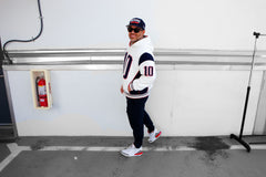 DRAKE STITCHED DYNASTY ERA WHITE UNIFORM HEAVYWEIGHT ZIP HOODIE JACKET (1 NIGHT ONLY EXCLUSIVE)*PRE ORDER*