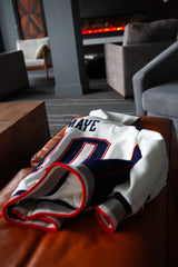 DRAKE STITCHED DYNASTY ERA WHITE UNIFORM HEAVYWEIGHT ZIP HOODIE JACKET (1 NIGHT ONLY EXCLUSIVE)*PRE ORDER*