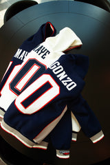 GONZO STITCHED DYNASTY ERA NAVY UNIFORM HEAVYWEIGHT PULLOVER HOODIE JACKET (1 NIGHT ONLY EXCLUSIVE)