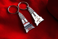 LIGHTHOUSE FOXBORO FAITHFUL METAL/LASER ENGRAVED KEY CHAIN Limited to 1 of 100