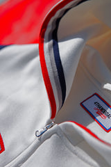 DRAKE STITCHED DYNASTY ERA WHITE UNIFORM HEAVYWEIGHT ZIP HOODIE JACKET (1 NIGHT ONLY EXCLUSIVE)*PRE ORDER*