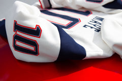 DRAKE STITCHED DYNASTY ERA WHITE UNIFORM HEAVYWEIGHT ZIP HOODIE JACKET (1 NIGHT ONLY EXCLUSIVE)*PRE ORDER*