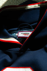 GONZO STITCHED DYNASTY ERA NAVY UNIFORM HEAVYWEIGHT PULLOVER HOODIE JACKET (1 NIGHT ONLY EXCLUSIVE)