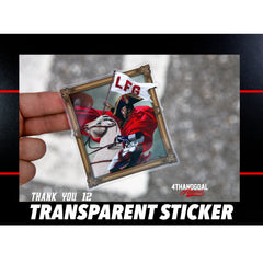LFG GOAT TRANSPARENT STICKER