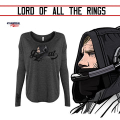 SALE! LORD OF ALL THE RINGS Flowy fitted long sleeve  (Women's)