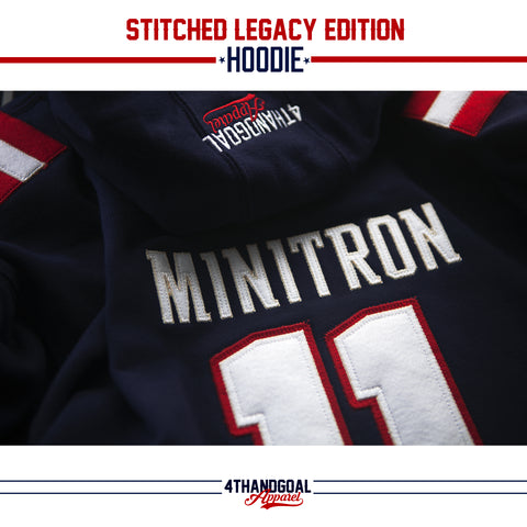 THE 11 STITCHED LEGACY ZIP HOODIE (unisex fit)